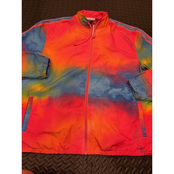 Rare VTG Pink Dolphin Windbreaker Jacket Full Zip Sz 3XL the hundreds supreme - Picture 2 of 11